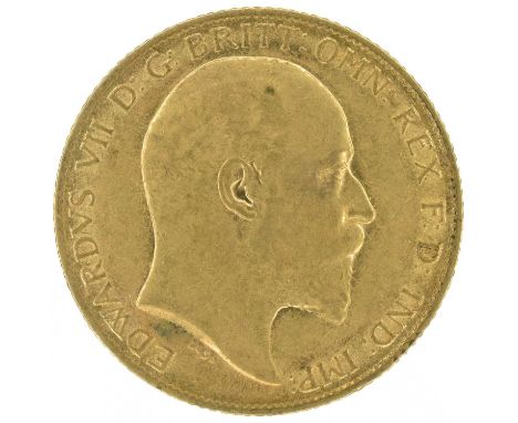 Two King Edward VII, Half-Sovereigns, 1905 and 1906, Bare head r. R. St. George and dragon, London Mint, edges milled, gold, 