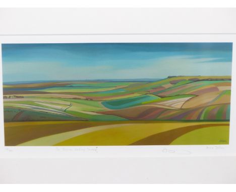 ANNA DILLON (B.1972), ARR, THE THAMES VALLEY SWEEP AND THE AVEBURY BEECHES, SIGNED, TITLED AND NUMBERED IN PENCIL, GICLEE PRI