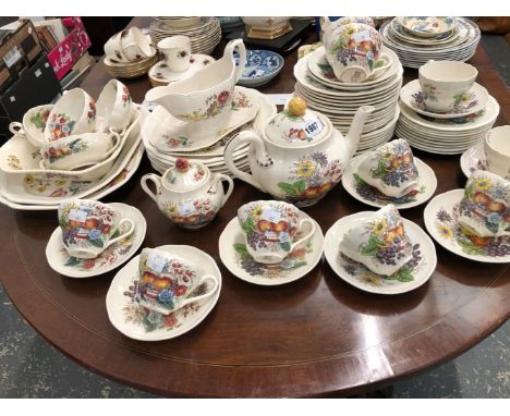 A COPELAND SPODE DINNER AND TEA SERVICES.