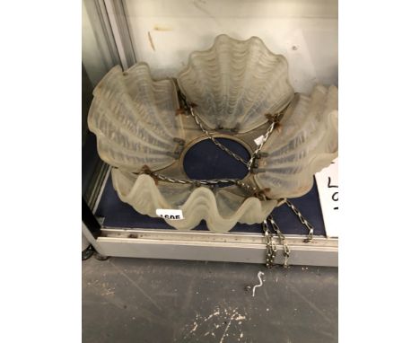 A ART DECO LIGHT SHADE