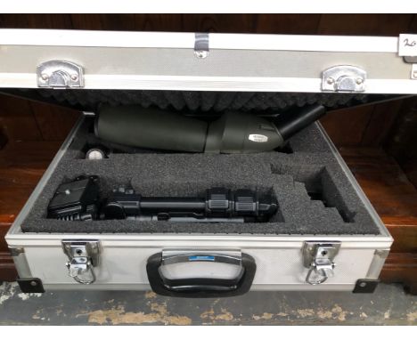 A OPTICRON SPOTTING TELESCOPE WITH TRIPOD 