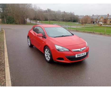 2014 VAUXHALL ASTRA GTC 1.4 TURBO SPORT 92,000 MILES MOT NOVEMBER 2024 WITH V5believed to be previous Category N