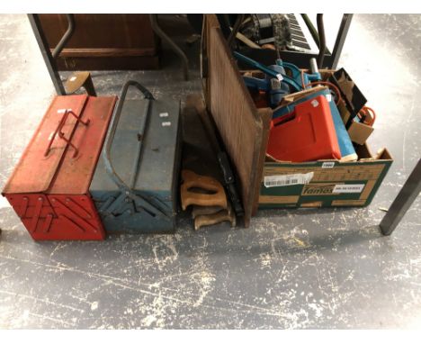 A QUANTITY OF TOOLS ETC