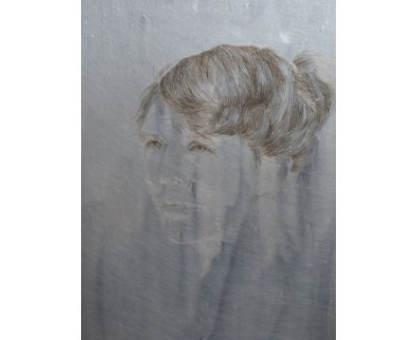 CONSTANCE MARY POTT (1862-1957), AN ORIGINAL ETCHED AND ENGRAVED PLATE FOR A PORTRAIT OF BERTHA JANE SUSAN BARKER (1872-1923)