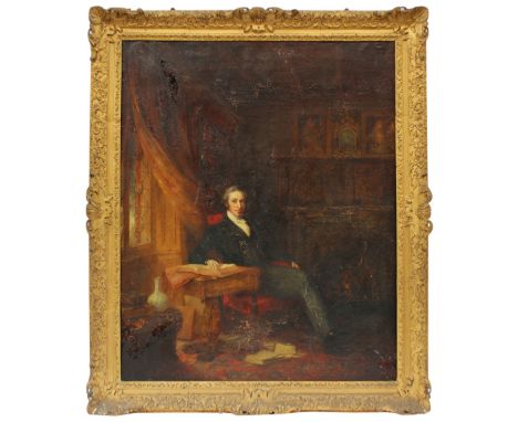 Follower of George Chinnery (Irish, 1774-1852),Full length portrait of Daniel Vawdrey (1807-1896), fellow of Braisenose Colle