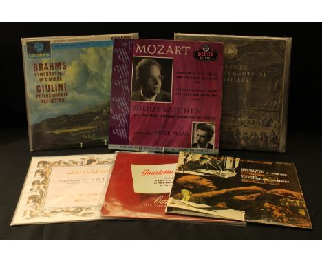 Vinyl Records - LP?s ? Classical Including Brahms, Giulini, Philharmonia Orchestra ? Symphony No 1 in C Minor SAX 2420; Brahm