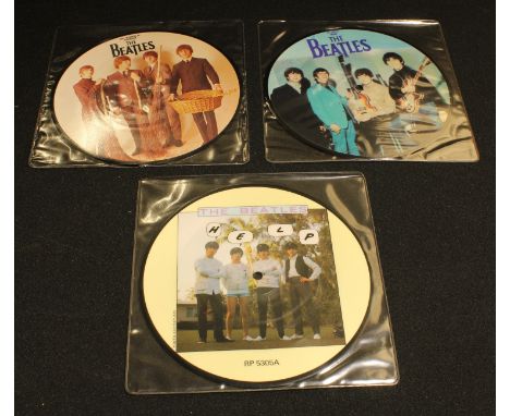 Vinyl Records - 7? singles/ Picture Discs including The Beatles ? Help/ I?m Down ? PR 5305; We Can Work It Out/ Day Tripper ?