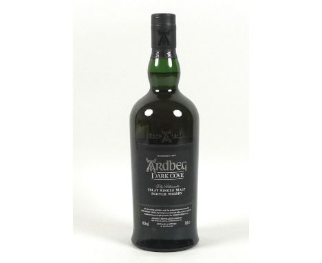 Vintage Whisky: a bottle of Ardbeg Dark Cove The Ultimate Islay single malt Scotch whisky, 70cl, 46.5% vol, in presentation b