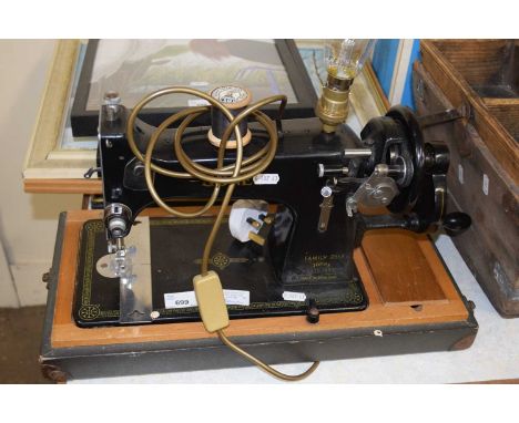 Jones Family D53A sewing machine lamp