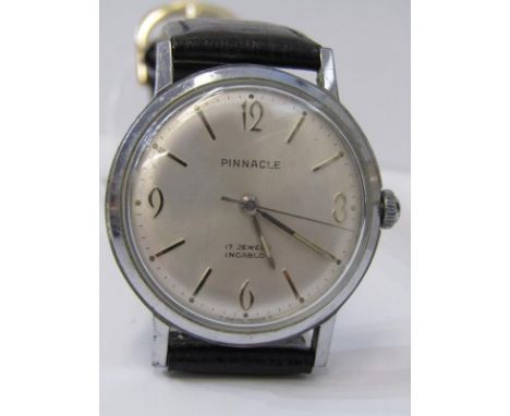 GENTLEMAN'S WRIST WATCH by Pinnacle, 17 jewel Incabloc, manual wind mechanical movement 