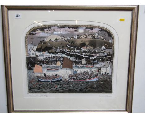 GRAHAM CLARKE, signed limited edition etching "The Kindly Light", 35cm x 45cm 