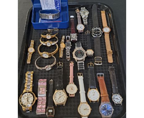 SELECTION OF LADIES AND GENTLEMEN'S WRISTWATCHESincluding Swatch, Ravel, Sekonda, Avia, Skagen, Limit, Rotary, Lorus, and Tim