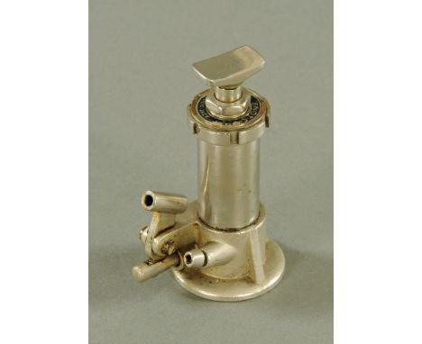A vintage Enots hydraulic jack saleman's sample.  Height 8 cm.