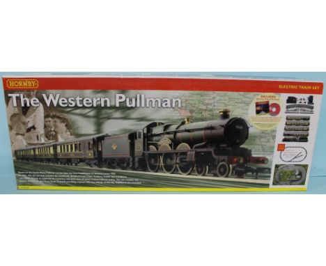 Hornby OO gauge Western Pullman train set including steam locomotive model and coaches CONDITION REPORT: The track and contro