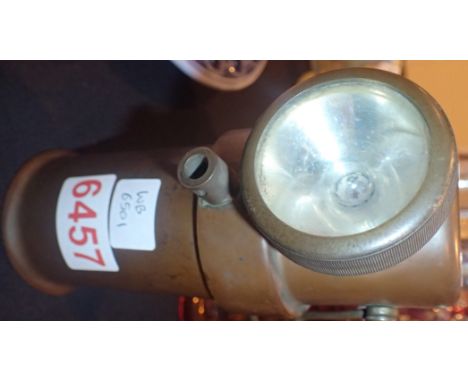 Copper miners lamp CEAG Ltd Barnsley Yorks H: 17 cm