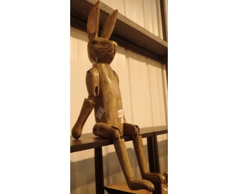 Large wooden shelf rabbit L: 70 cm 