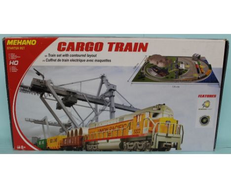 Mehano HO scale starter train set cargo train complete and boxed