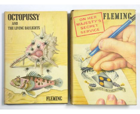 FLEMING (IAN) - ON HER MAJESTY'S SECRET SERVICE, FIRST EDITION, DUST JACKET, CAPE, 1963; OCTOPUSSY AND THE LIVING DAYLIGHTS, 