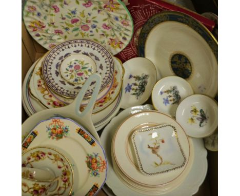 Ceramics - Royal Worcester; Royal Doulton Larchmount pattern; Alfred Meakin; Poole; Figgo Flint, Norway design; qty 