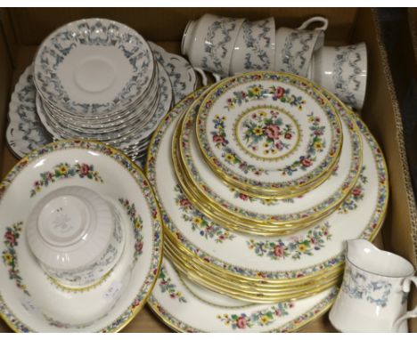 Ceramics - a Royal Stafford Harmony tea service, comprising cake plate, side plates, cups and saucers, sugar bowl, milk jug; 