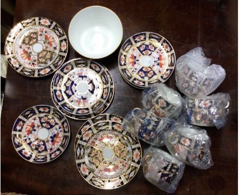 A collection of Royal Crown Derby coffee cups and saucers. Pattern number 2451. Est. £20 - £30.