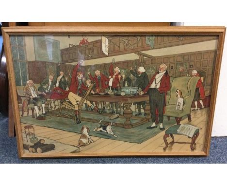 CECIL ALDIN (British 1870 - 1935): A group of three framed and glazed  hunting prints. Approx. 60 cms x 38 cms. Est. £30 - £5