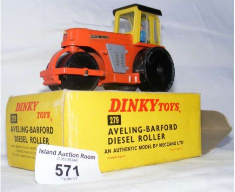 Boxed Dinky Toys No. 279 Aveling-Barford Diesel Roller