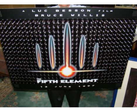An original "The Fifth Element" 3D film poster by Gaumont