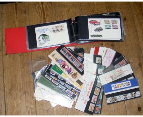 A large selection of First Day Covers and presentation packs