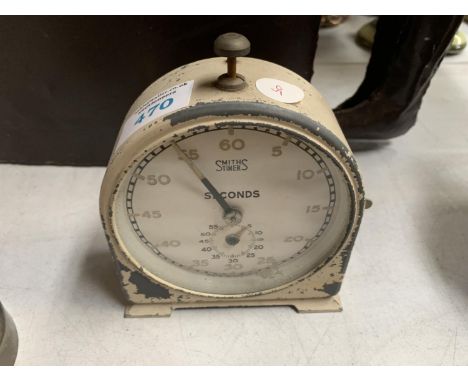 A VINTAGE METAL SMITHS TIMER CLOCK 