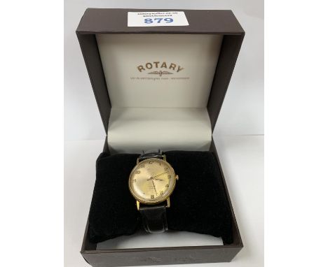 A GENTS BOXED 'ROTARY' WRIST WATCH 