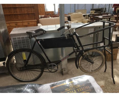A VINTAGE BUTCHERS BIKE 