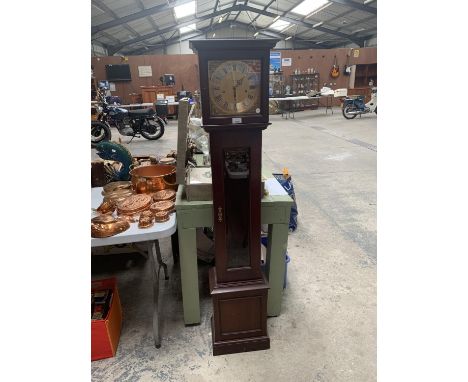 A WOODEN CASED 'METAMEC' GRAND DAUGHTER CLOCK 