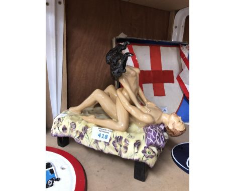 A PEGGY DAVIS 1/1 ORIGINAL CERAMIC FIGURE 