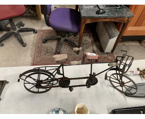 A MODEL TANDEM BICYCLE 
