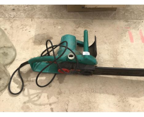 A BOSCH AKE 35S ELECTRIC CHAINSAW IN WORKING ORDER 