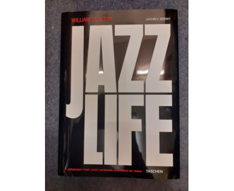 Book-Jazz Life by William Clayton published by Taschen, 2005, CD in sleeve on back cover. Location:RAM 