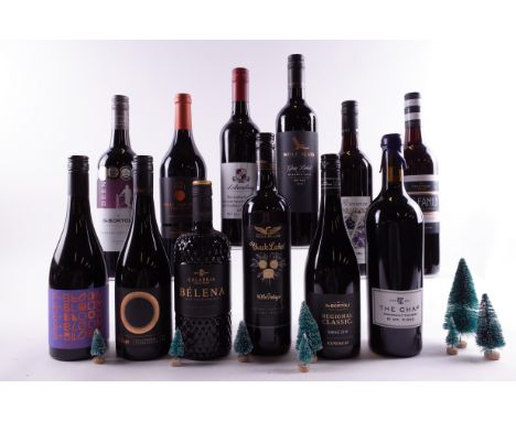 12 BOTTLES AUSTRALIAN RED WINEPress + Bloom Montepulciano 2020; Mr. Riggs Tempranillo 2021 and The Chap 2017; Calabria Family