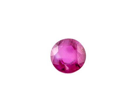 Loser Rubin von 1,08 ct (Burma) transparent, sehr guter Zustand, ohne Anzeichen von Hitzebehandlung. Inkl. Bellerophon Zertif