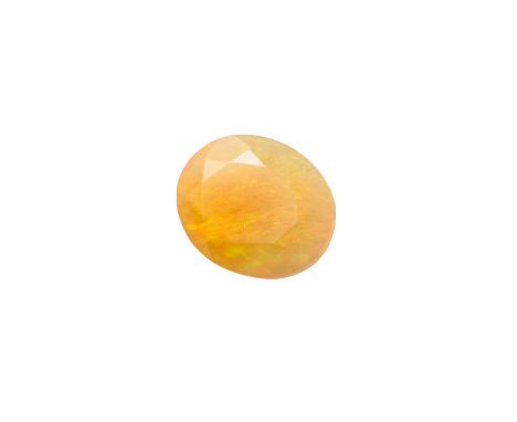 Loser Opal 2,93 ct 11,6x9,3 mm, facettiert, mit intensivem Farbspiel! Sehr guter Zustand. Alle Steine ohne detaillierte gemmo