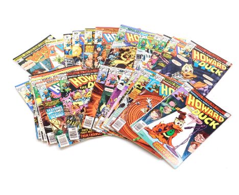 Marvel comics. Twenty six editions of Howard The Duck, issues 1-26 inclusive,&nbsp; (Bronze Age).