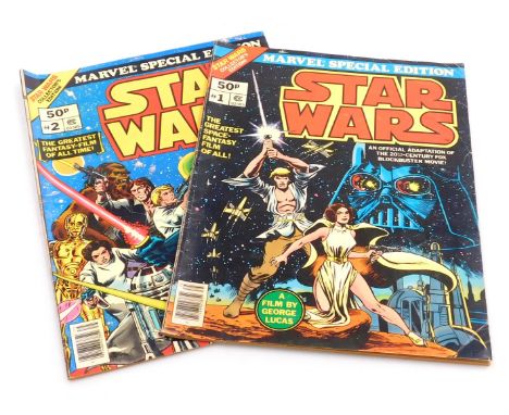 Marvel comics. Two editions of Marvel Special Edition (Star Wars), Issues 1,2. (Bronze Age). 