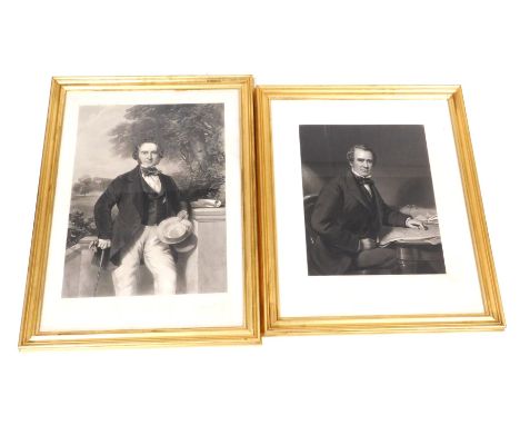 After Octavius Oakley (British, 1800-1867). Joseph Paxton Esq. designer of the Crystal Palace, dedicated to H.G. The Duke of 
