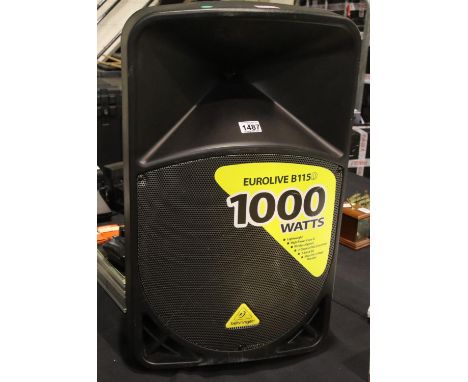 Eurolive behringer B115D 1000w 15" PA speaker. Not available for in-house P&amp;P, contact Paul O'Hea at Mailboxes on 01925 6