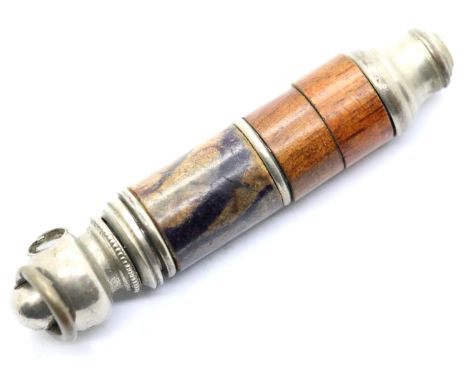 A small propelling pencil, bound in wood and housing a Stanhope Memory of Knutsford, L: 6 cm. P&amp;P Group 1 (£14+VAT for th