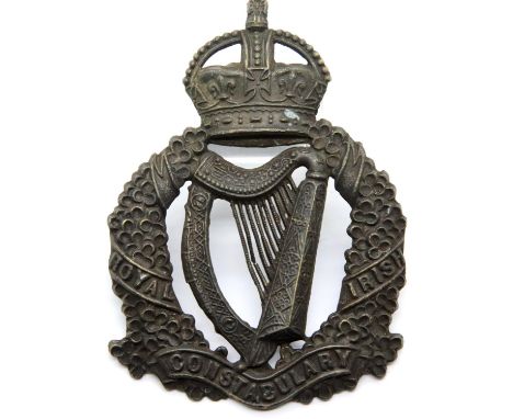Royal Irish Constabulary pressed metal helmet plate, unused. P&amp;P Group 1 (£14+VAT for the first lot and £1+VAT for subseq