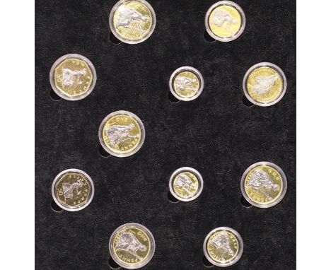 The Coins of Britannias Last Century, gold and platinum edition, boxed. P&amp;P Group 2 (£18+VAT for the first lot and £3+VAT