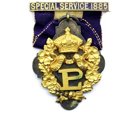 Edwardian Primrose League medal for the support of Conservative causes. P&amp;P Group 1 (£14+VAT for the first lot and £1+VAT