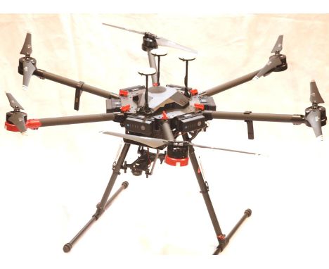 dji Matrice 600 Pro drone fitted with a Zenmuse X3 gimbal camera, with 6 x TB47X batteries, 2 x GL858A controllers, Matrice M