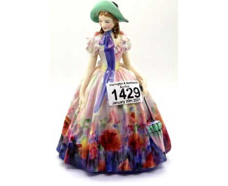 Royal Doulton figurine, Easter Day HN 2039, H: 19 cm. P&P Group 2 (£18+VAT for the first lot and £3+VAT for subsequent lots)C